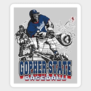 Gopher State Big Stick Baseball Magnet